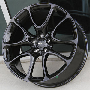 Jeep Wheels JP003 20x9/20x10 5x127 Gloss Black fit Grand Cherokee Wrangler SRT Trackhawk Style