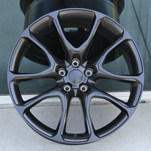 Dodge Wheels D003 22x9.5 5x127 Matte Black fit Durango SRT Trackhawk Style