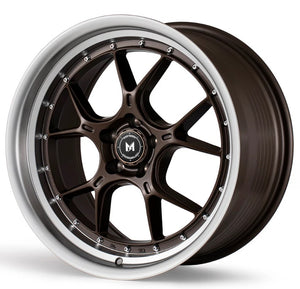 MFLow Racing Wheels MFL1 Matt Bronze Machined Lip