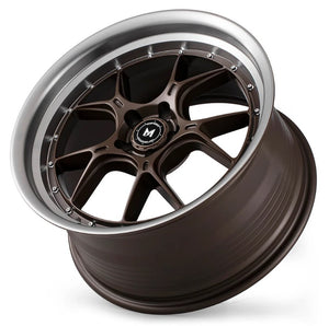 MFLow Racing Wheels MFL1 Matt Bronze Machined Lip