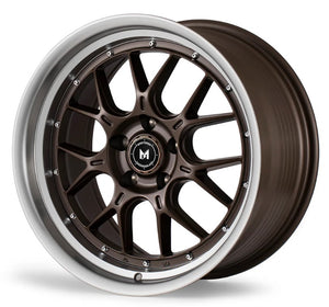 MFLow Racing Wheels MFL2 Matt Bronze Machined Lip