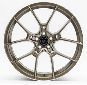 MFLow Racing Wheels MFR4 Matte Bronze Machined Tip