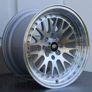 MST Wheels Mt10 Silver Machined Face