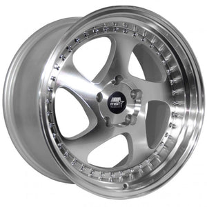 MST Wheels Mt15 Silver Machined Face