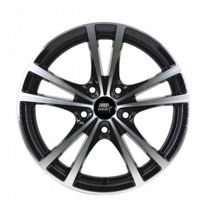 MST Wheels Saber Glossy Black Machined Face