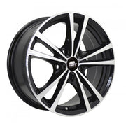 MST Wheels Saber Glossy Black Machined Face