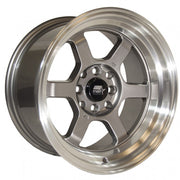 MST Wheels Time Attack Gunmetal Machined Lip