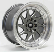 MST Wheels Mt28 Gunmetal Machined Lip