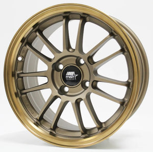 MST Wheels Mt45 Matte Bronze Bronze Machined Lip