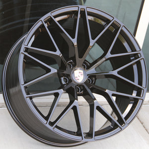 Porsche Wheels 1288 21x9.5/21x10 5x112 Gloss Black fit Macan S GTS Turbo