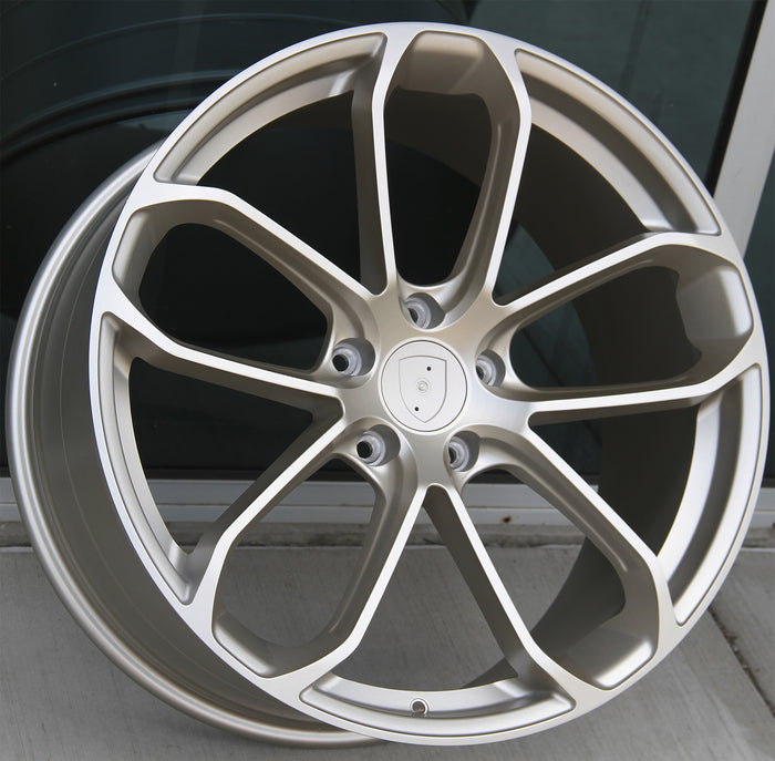 Porsche Wheels 2212 22x9.5/22x11 5x130 Light Shampion Glod fit Cayenne S GTS Turbo