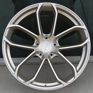 Porsche Wheels 2212 22x9.5/22x11 5x130 Light Shampion Glod fit Cayenne S GTS Turbo