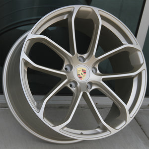 Porsche Wheels 2212 22x9.5/22x11 5x130 Light Shampion Glod fit Cayenne S GTS Turbo