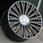 Mercedes Benz Wheels 9994 22x9/22x10 5x112 Black Machined fit S CL Class 350 400 450 500 550