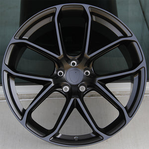 Porsche Wheels 2212 21x9.5/21x11 5x130 Matte Black fit Cayenne S GTS Turbo