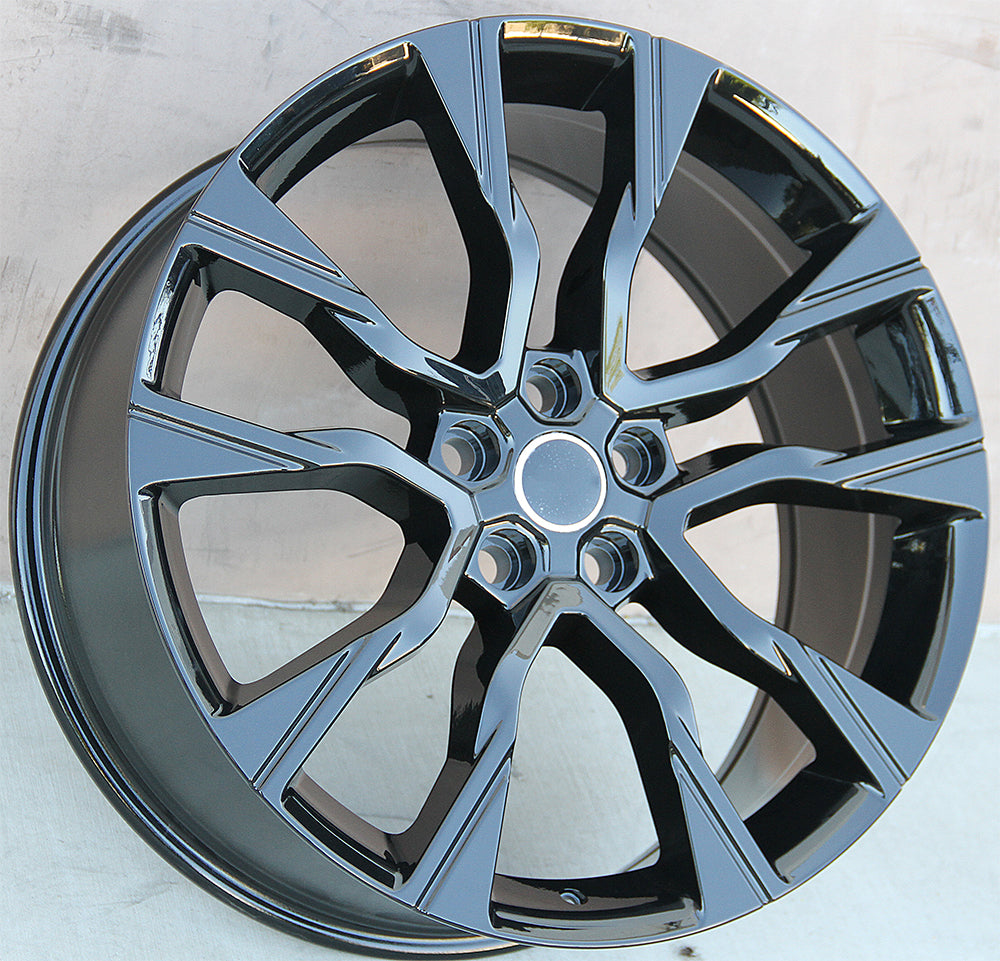 Land Rover Wheels L005 22x9.5 5x120 Gloss Black fit Range Rover