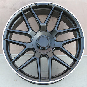 Mercedes Benz Wheels 5318 22x10/22x11 5x112 Matte Black Machined fit GLE GLS CLASS 350 450 550