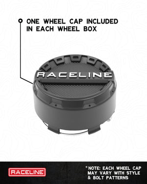 Raceline Wheels A13B-Omega Satin Black