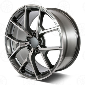 Mercedes Benz Wheels RM52 20x8.5/20x9.5 5x112 Gunmetal Machined fit E CL CLK SLK S SL Class 300 350 450 550