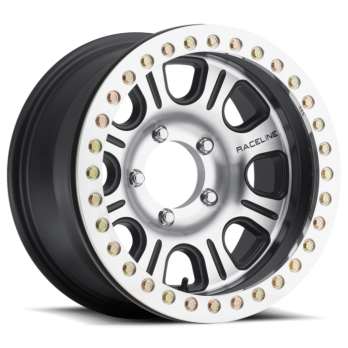 Raceline Wheels RT232-Monster BMF Satin Black Machined Face
