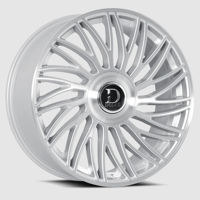 Dolce Wheels Sesto Silver Brush Face