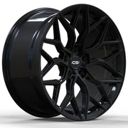 OS Si01 22x10 5x120 ET38 Gloss Black Fit BMW X5 X6