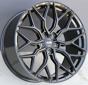 OS Si01 21x9.0 & 21x10.5 5x120 ET30/ET38 Gloss Black Fit BMW 5Series 6Series 7Series