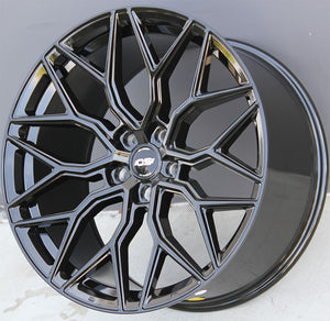 Porsche Wheels OS Si01 22x10 5x130 Gloss Black fit Cayenne S GTS Turbo