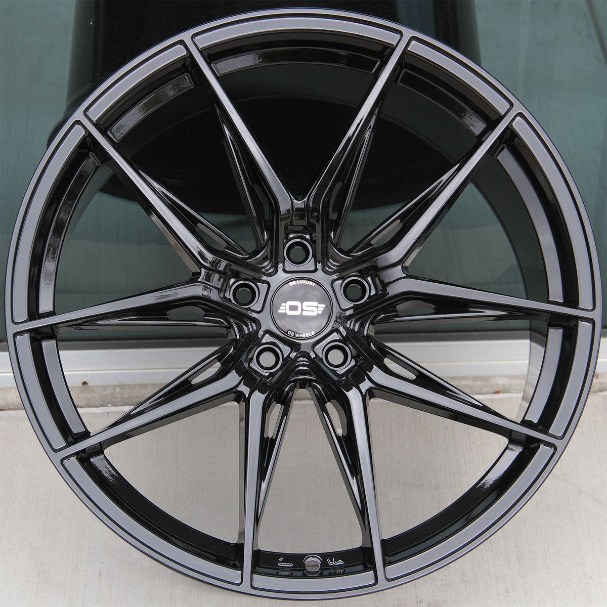 Mercedes Benz Wheels OS Si04 20x9.0/20x10 5x112 Gloss Black fit E CL C ...