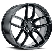 Dodge Wheels V1189 20x9.5/20x11 5x115 Gloss Black fit Charger SRT Challenger SRT Hellcat Style