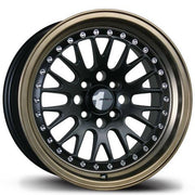 AVID1 Wheels AV12 Matte Black  Bronze Lip