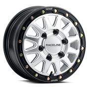 Raceline Wheels A14SB-Alpha Hyper Silver Black Ring