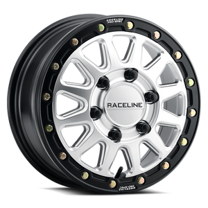 Raceline Wheels A14SB-Alpha Hyper Silver Black Ring