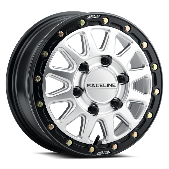 Raceline Wheels A14SB-Alpha Hyper Silver Black Ring