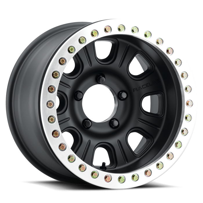 Raceline Wheels RT231-Monster Black Satin Black