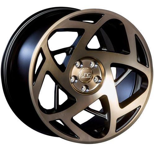 JNC Wheels JNC047 Matte Black Machined Bronze Face