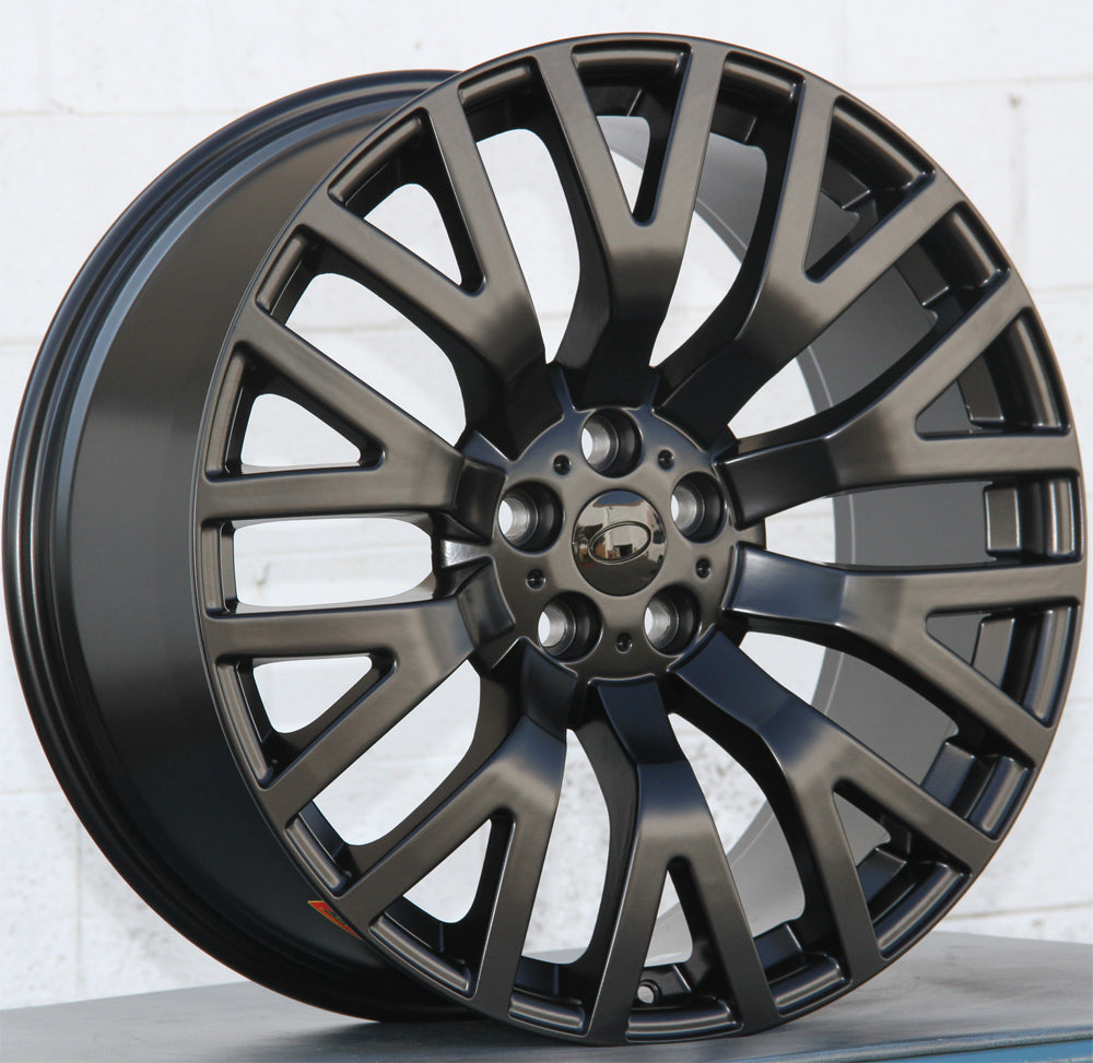 Range Rover On 32 Inch Rims Land Rover Wheels 322 22x10 5x120 Matte Black fit Range Rover Sport SV ...