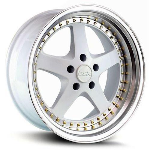 ESR Wheels SR04 White Machine Lip – WheelplusUSA