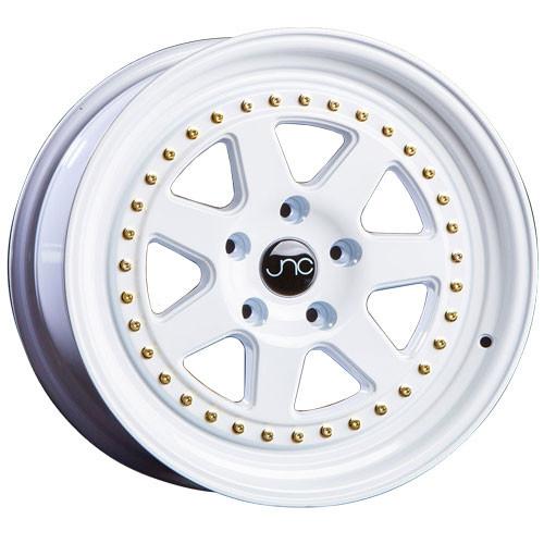 JNC Wheels JNC048 White Gold Rivets