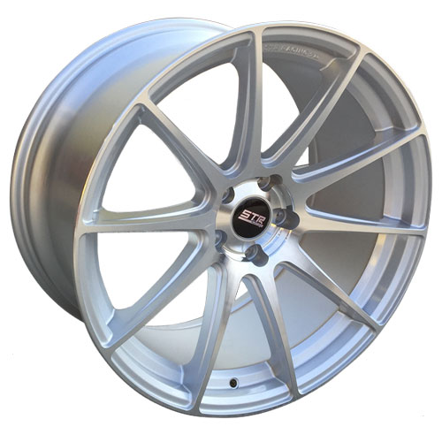 STR Wheels STR524 Silver Machined Face – WheelplusUSA