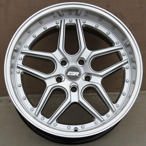 Es15 Common Rims ESR Wheels CS15 SILVER MACHINE LIP – WheelplusUSA