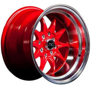 JNC Wheels JNC003 Red Machined Lip