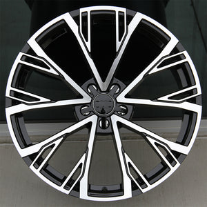 Audi Wheels 551 20x9 5x112 Black Machined fit A4 S4 A5 S5 A6 S6 A7 A8 Q3 Q5 TT