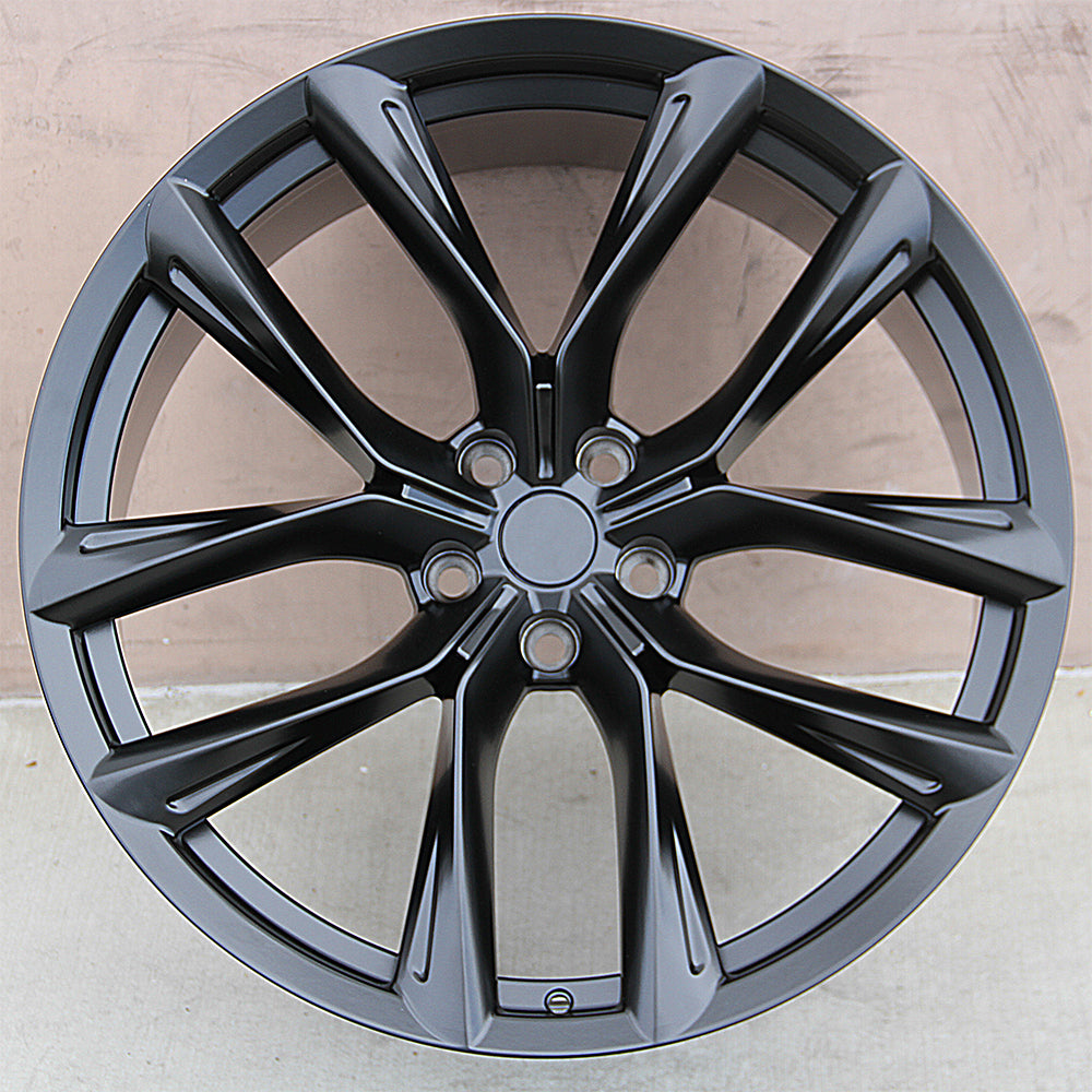 Tesla Wheels 5552 21x9 21x10 5x120 Matte Black Fit Model S Model X Ara tesla-wheels-5552-21x9-21x10-5x120-matte-black-fit-model-s-model-x-ara
