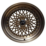 JNC Wheels JNC045 Machined Bronze Gold Rivets