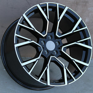 829 22x9.5 & 22x10.5 5x120 ET35 Black Machined fit BMW X5 X6 X5M X6M Flow Forged
