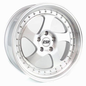 ESR Wheels SR02 Silver Machine Face and Lip