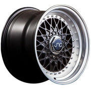 JNC Wheels JNC004 Matte Black Machined Lip