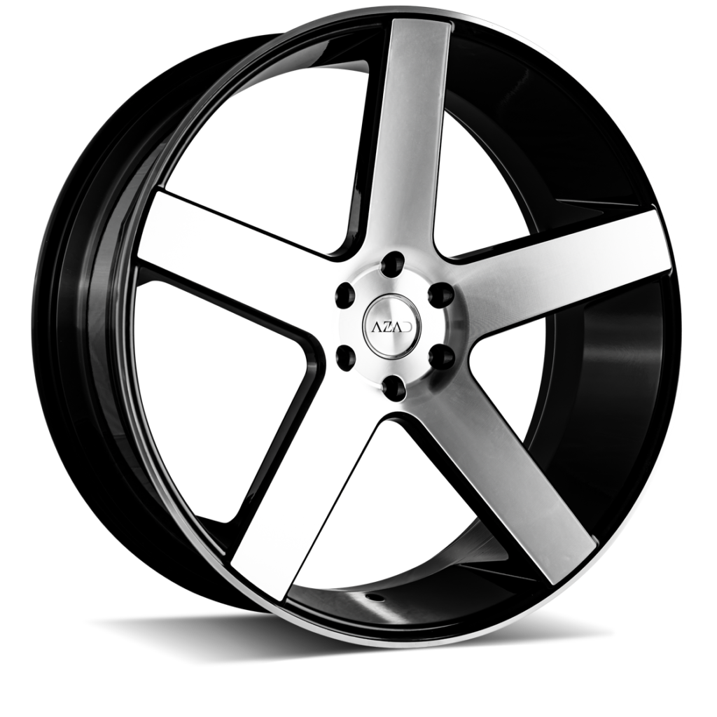 Azad Wheels AZ5198 Black Machined – WheelplusUSA