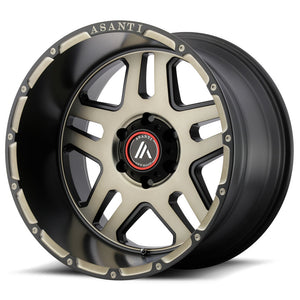 Asanti Offroad Wheels AB-809 Enforcer Matte Black Machined Tinted Clear